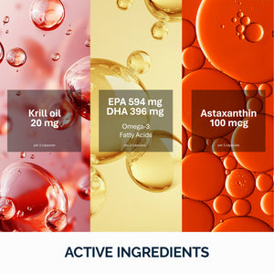 Omega-3-Krillöl mit Astaxanthin