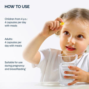 Omega-3 Kids Chewable Capsules with Vitamin D, Fish Gelatin- 120 Capsules