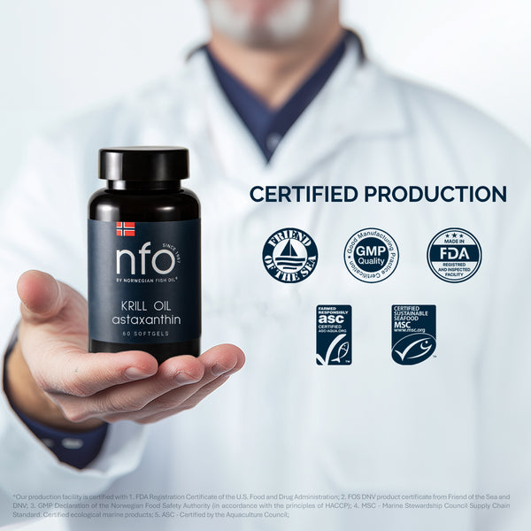 Omega-3-Krillöl mit Astaxanthin