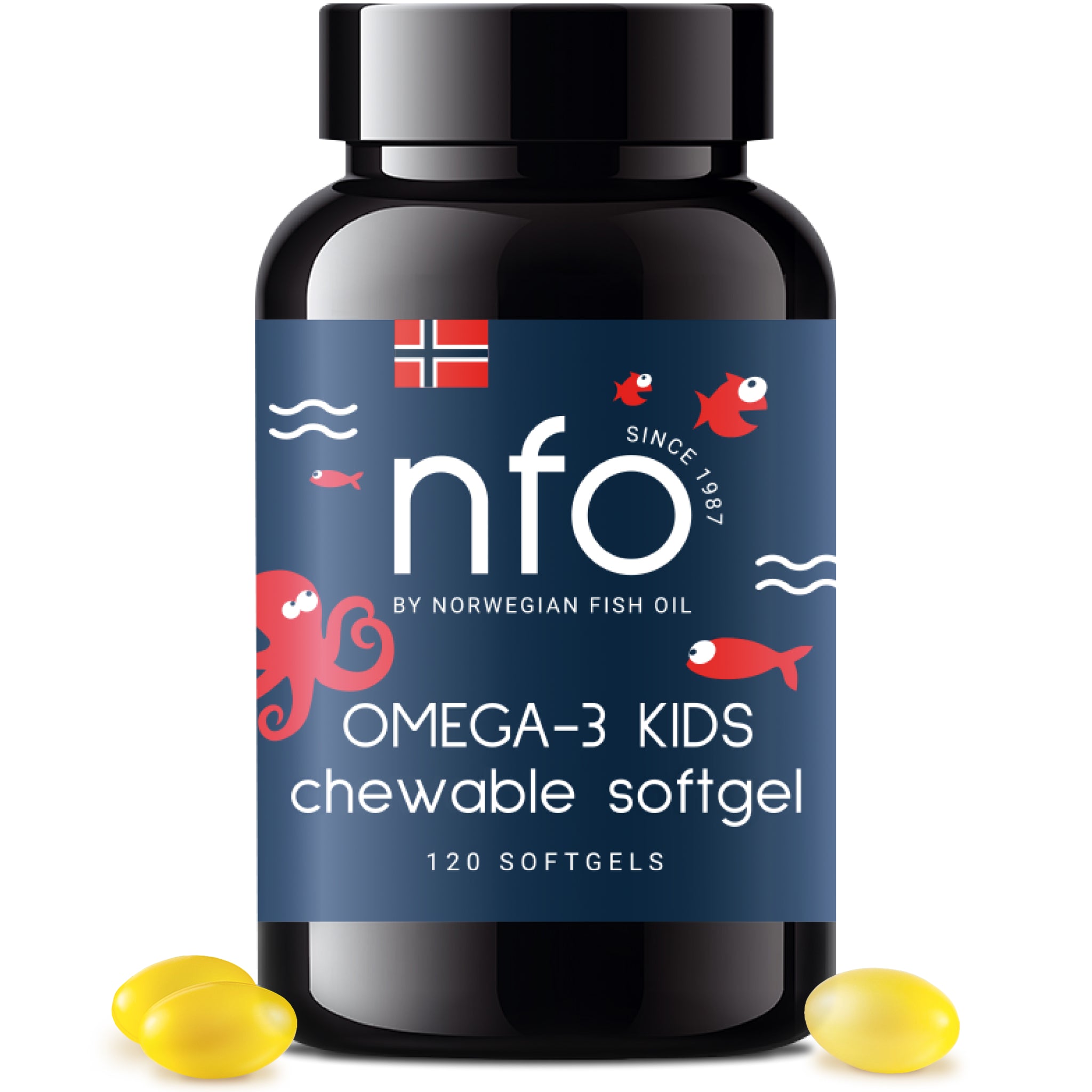 Omega-3 KIDS Žvýkací měkké gely