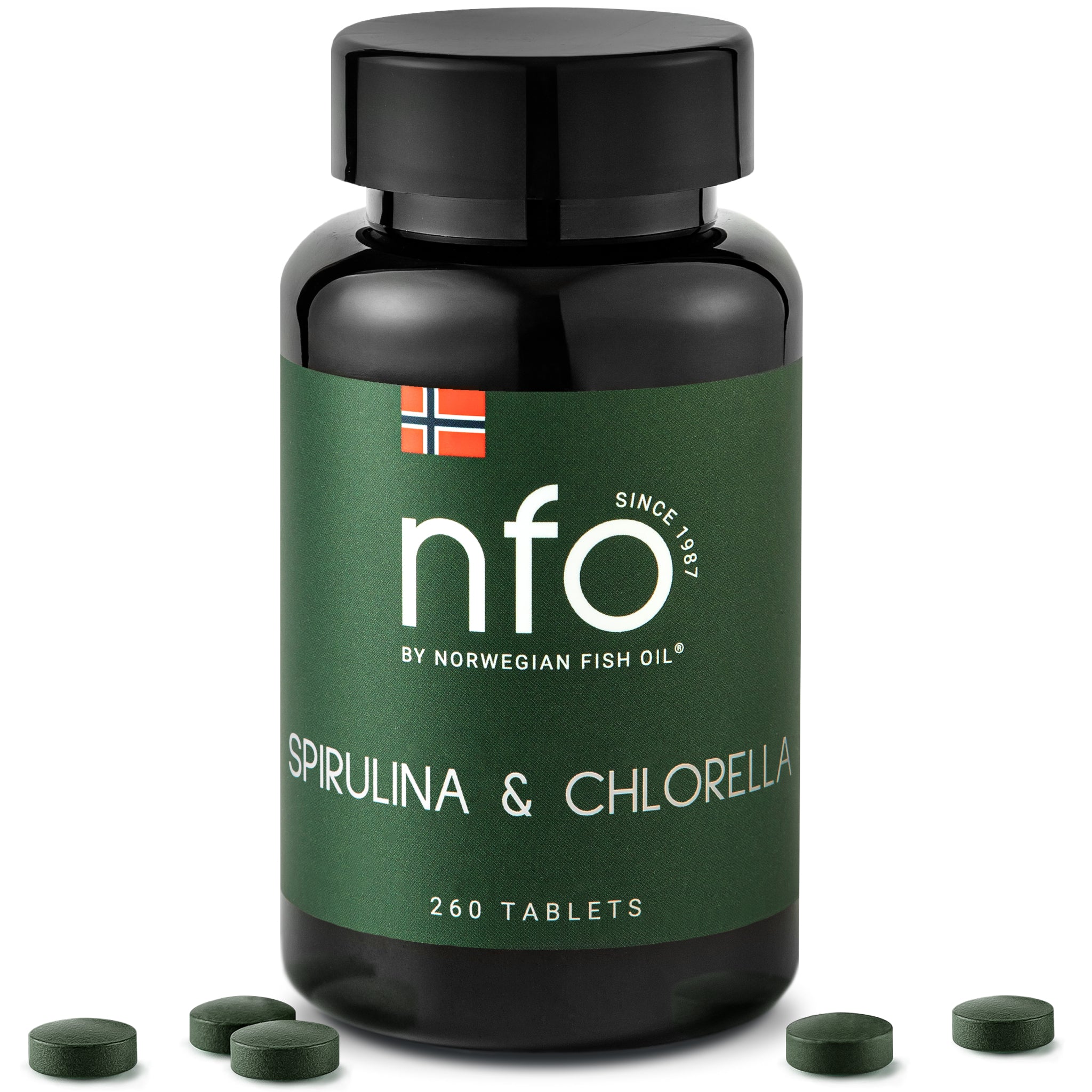 Spirulina & Chlorella - 260 Capsules