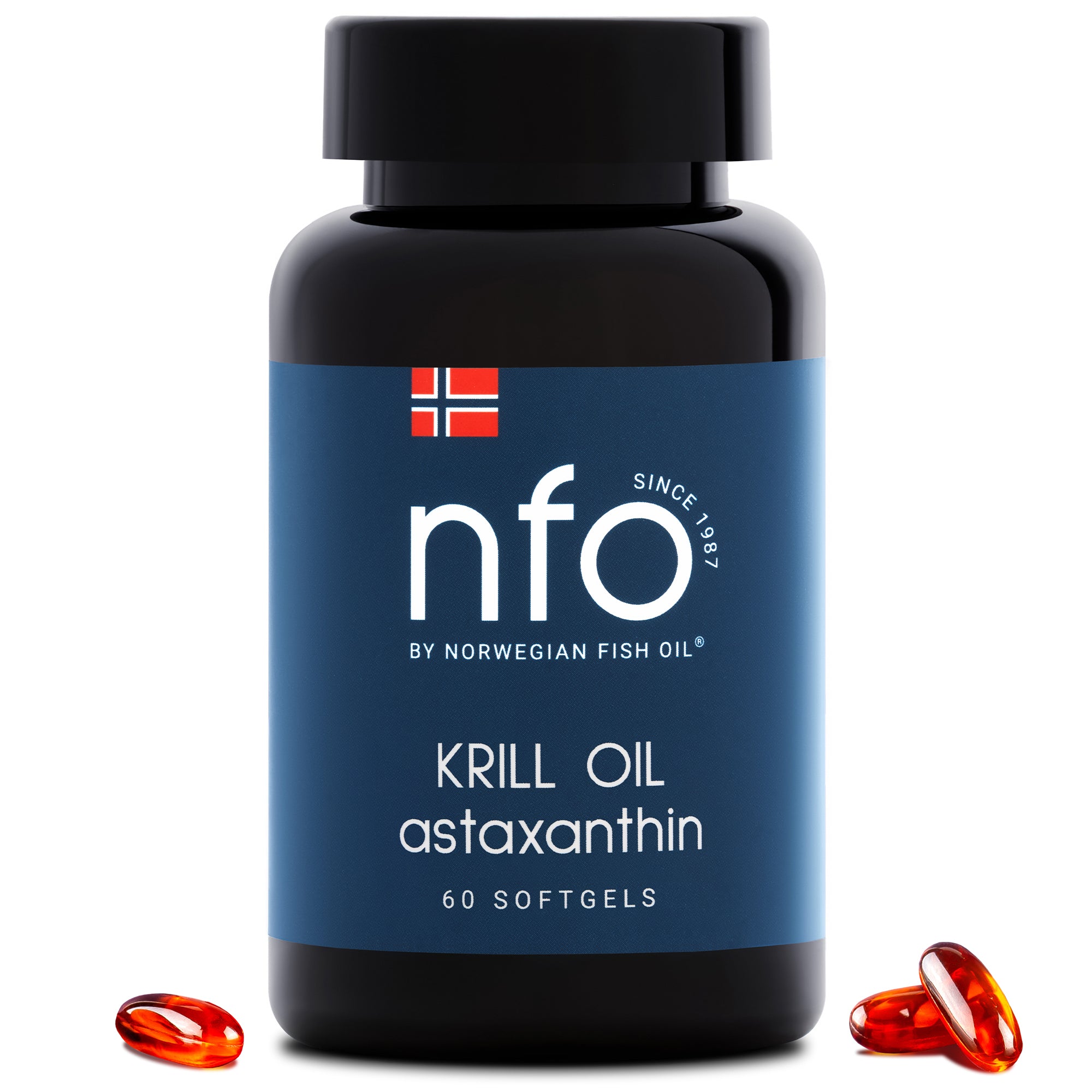 Omega-3-Krillöl mit Astaxanthin - 60 Kapseln