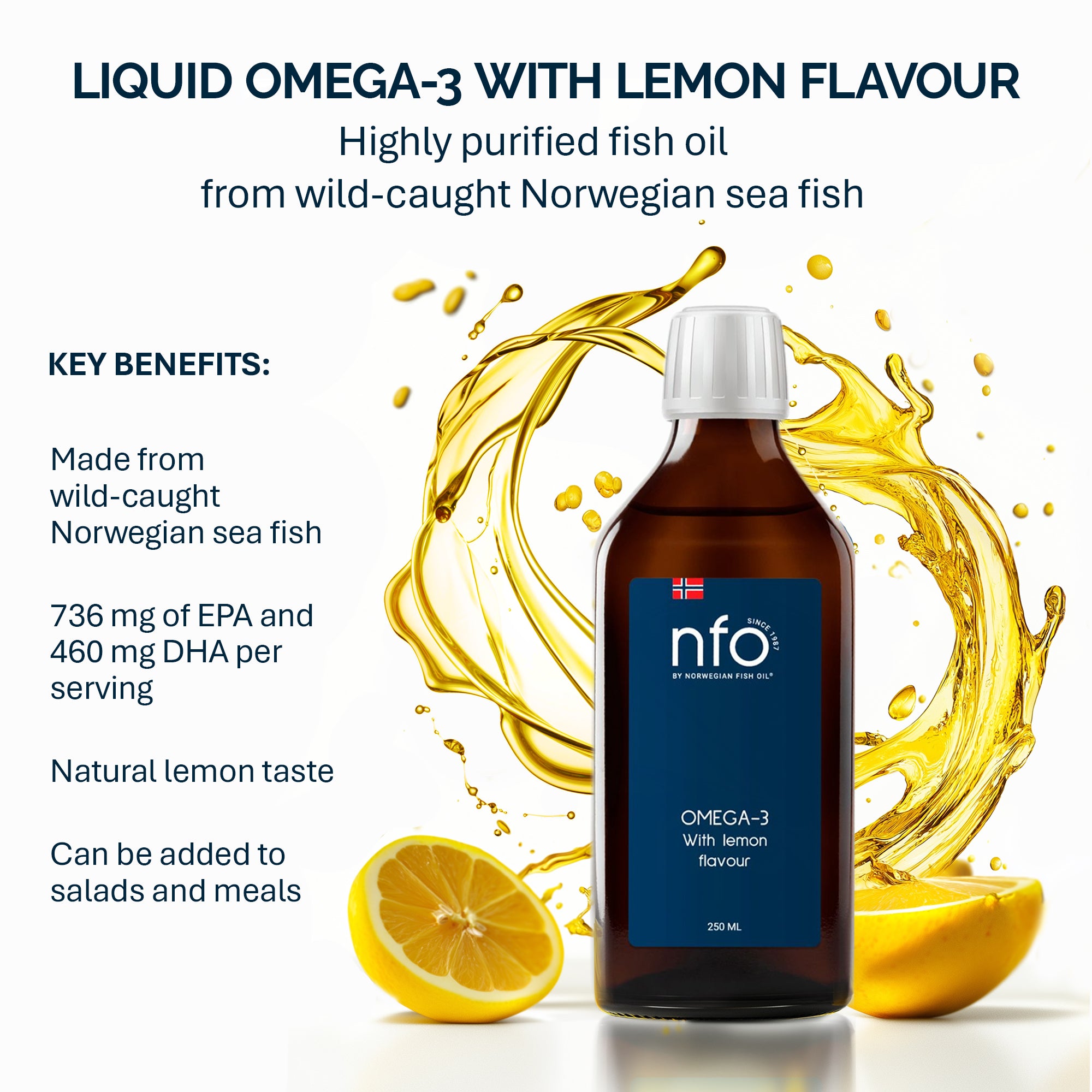 Omega-3 Öl Zitrone – 250 ml