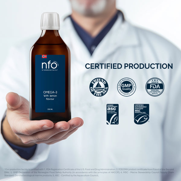 Omega-3 Öl Zitrone – 250 ml