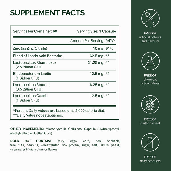 Lacto Probiotic Complex mit Zink