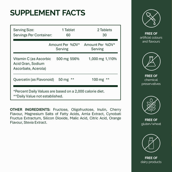 Vitamin C mit Quercetin